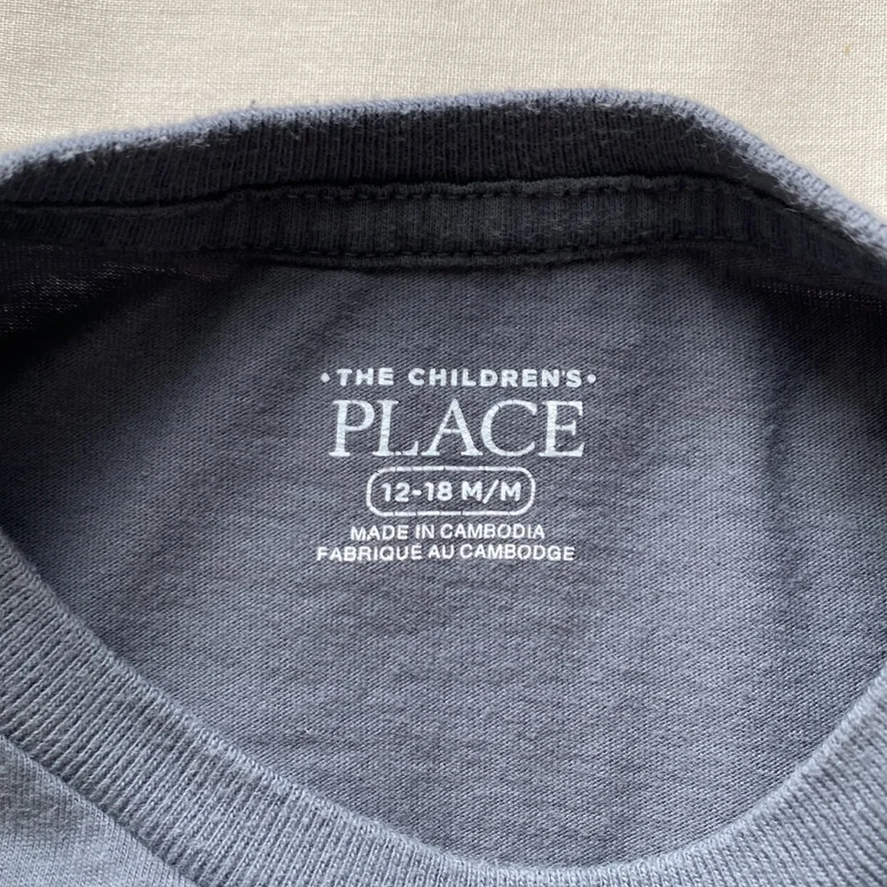 *EUC* The Children’s Place Construction Truck Long Sleeve Graphic Tee